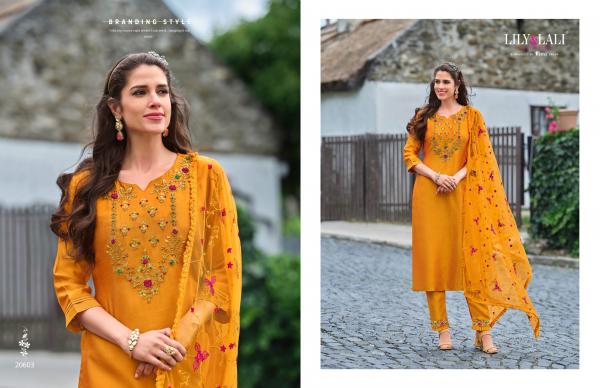 Lily And Lali Maria 9 Vol 4 Kurti Bottom With Dupatta